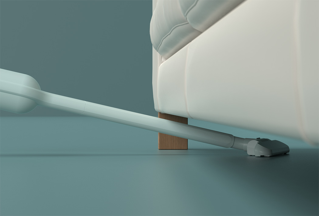 真空吸尘器，小巧精致宛如雕塑