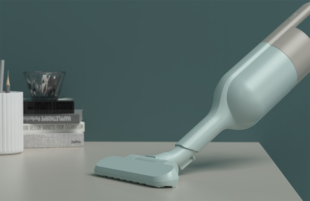 真空吸尘器，小巧精致宛如雕塑