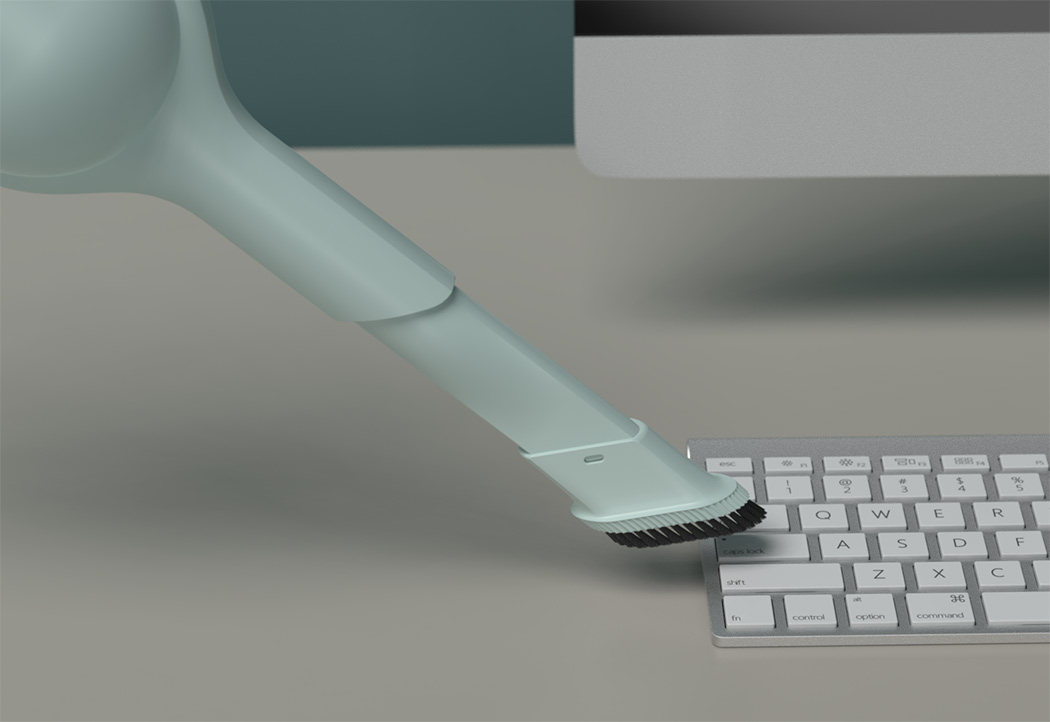 真空吸尘器，小巧精致宛如雕塑