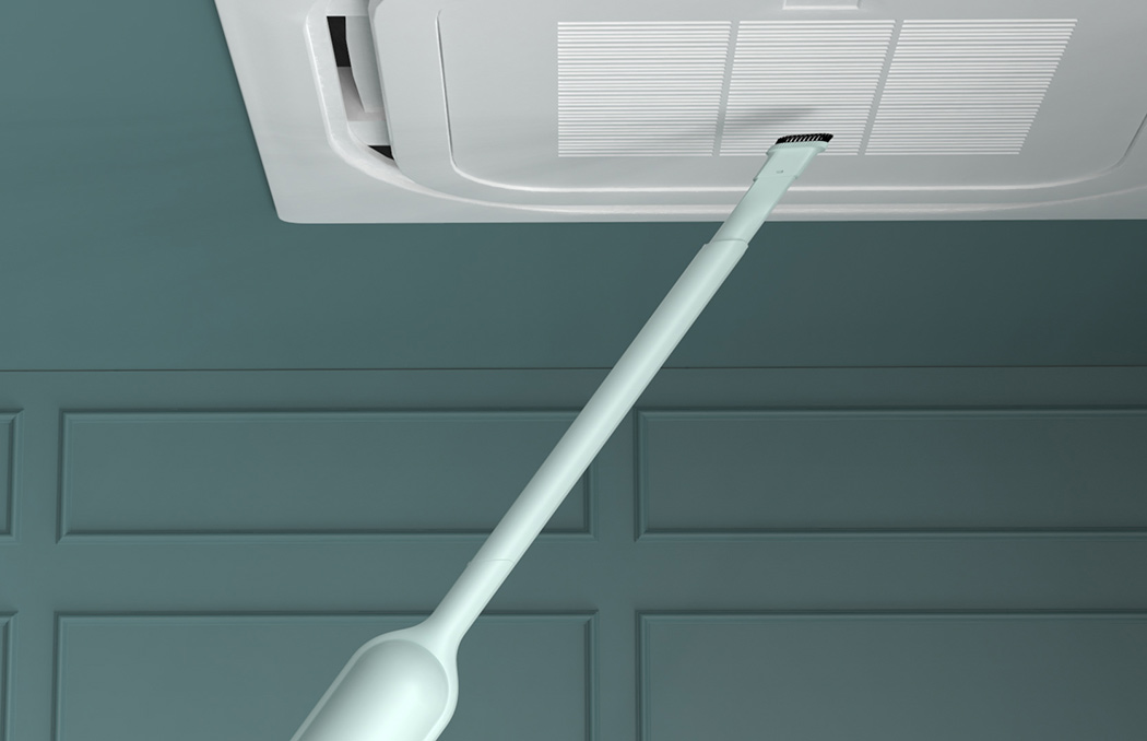 真空吸尘器，小巧精致宛如雕塑