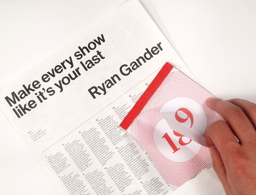 可撕下的迷你日历，帮助您保持决心