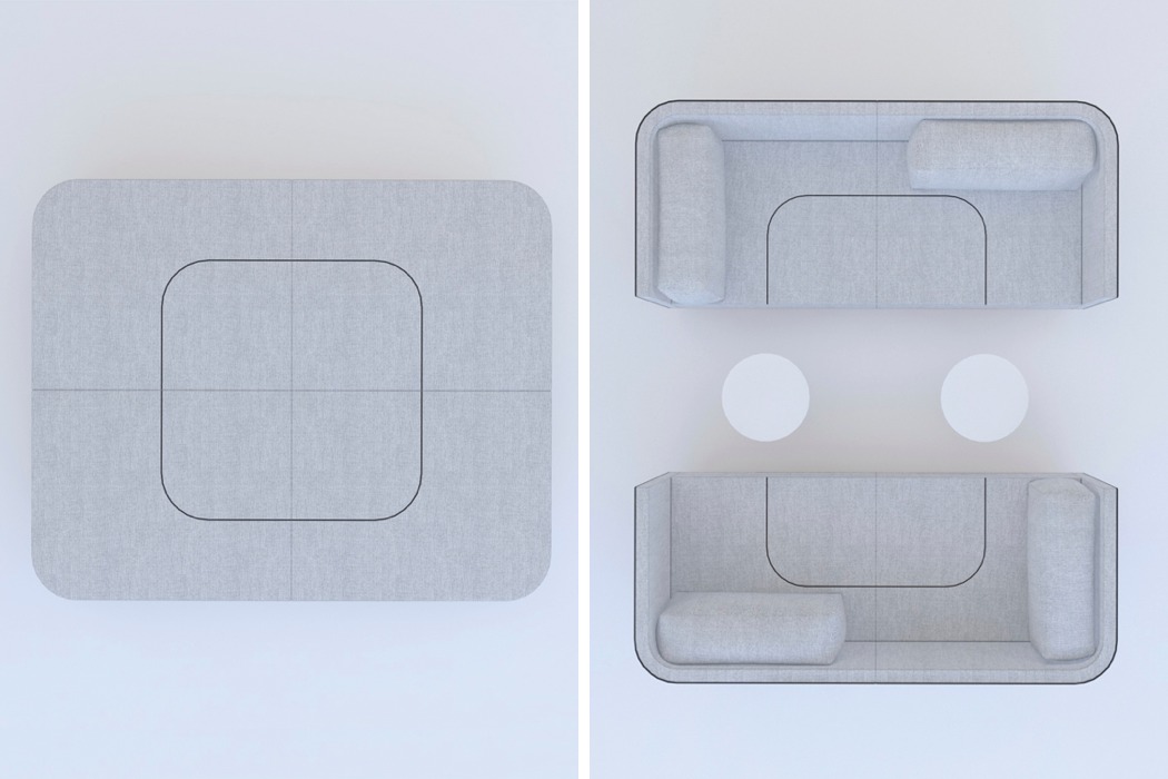 可任意组合的沙发，休息也可随心所欲