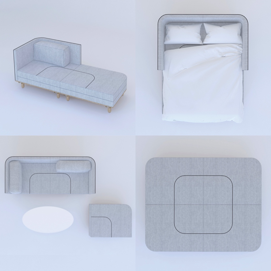 可任意组合的沙发，休息也可随心所欲