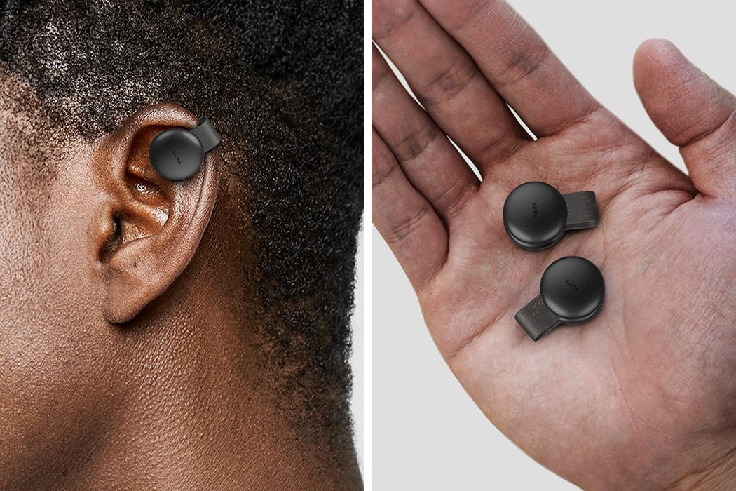 夹耳无线耳机，享受舒适音质