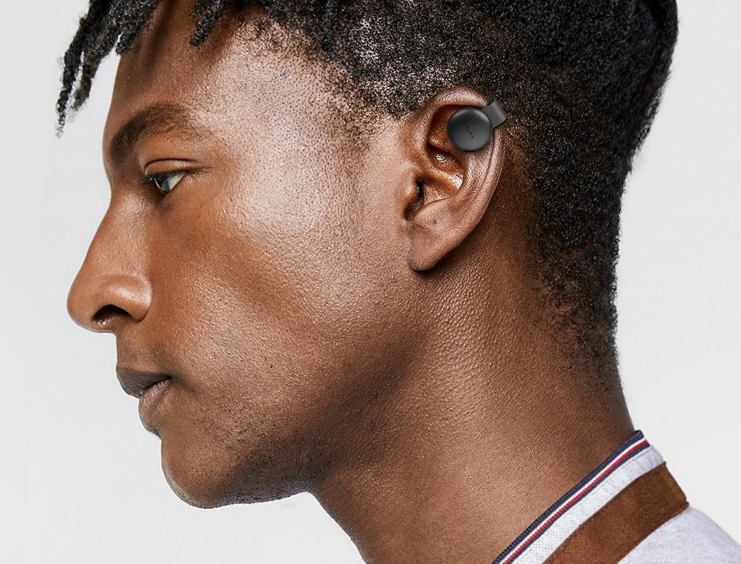 夹耳无线耳机，享受舒适音质