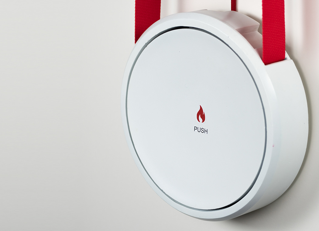 一台高级灭火器，就如同挎包一样