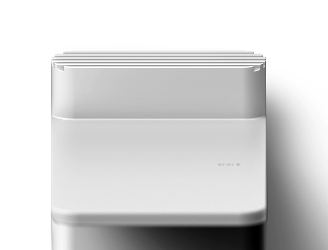 极简风无线充电器，线条流畅外观时尚