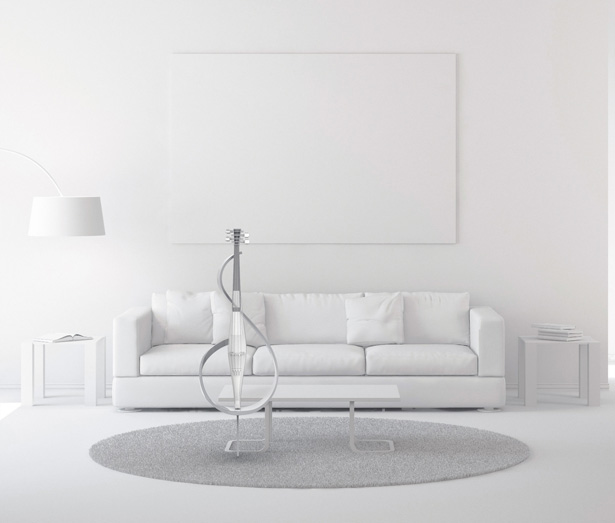 未来主义大提琴，乐器与艺术的结合