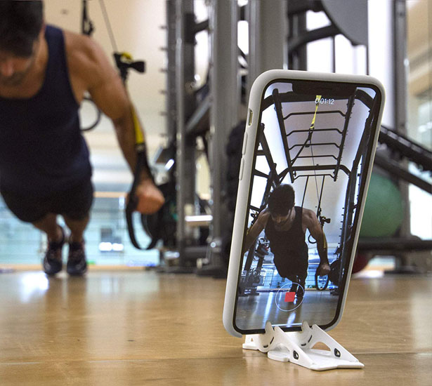 信用卡大小袖珍三脚架，用于移动摄影