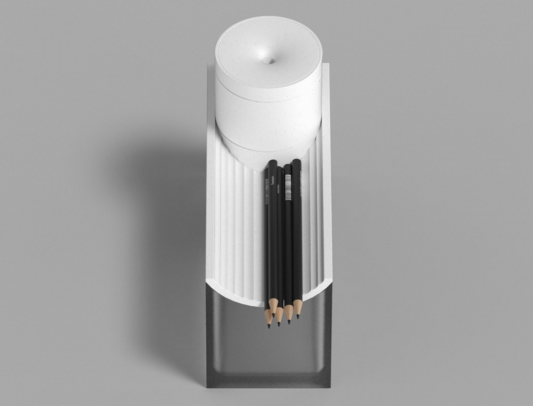 独特实用的文具，集卷笔收纳于一体