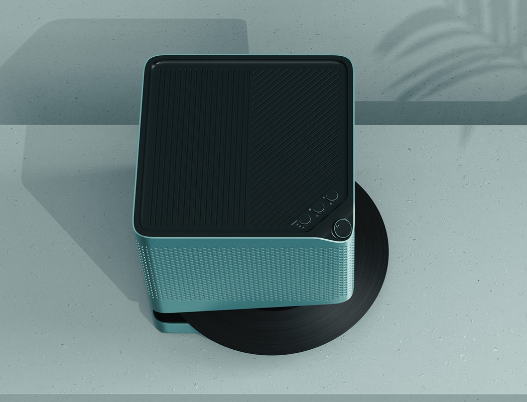 打破块状设计，独特的唱片