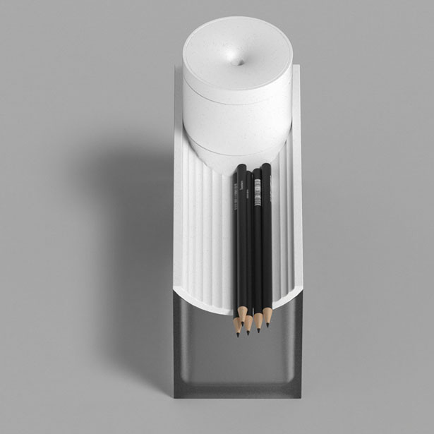 极简现代卷笔刀，艺术与功能的结合