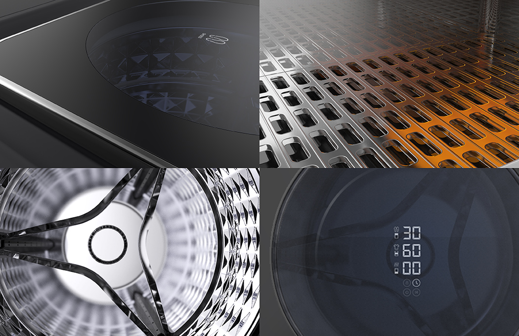 3空間洗衣機(jī)，同時(shí)清洗鞋和衣服