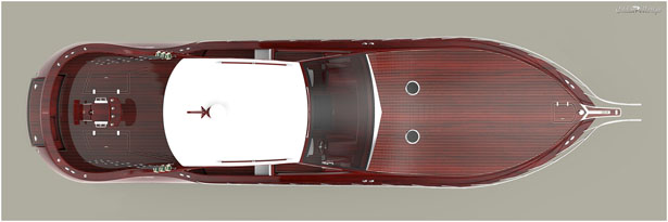 钓鱼专用木游艇，豪华设计动力强