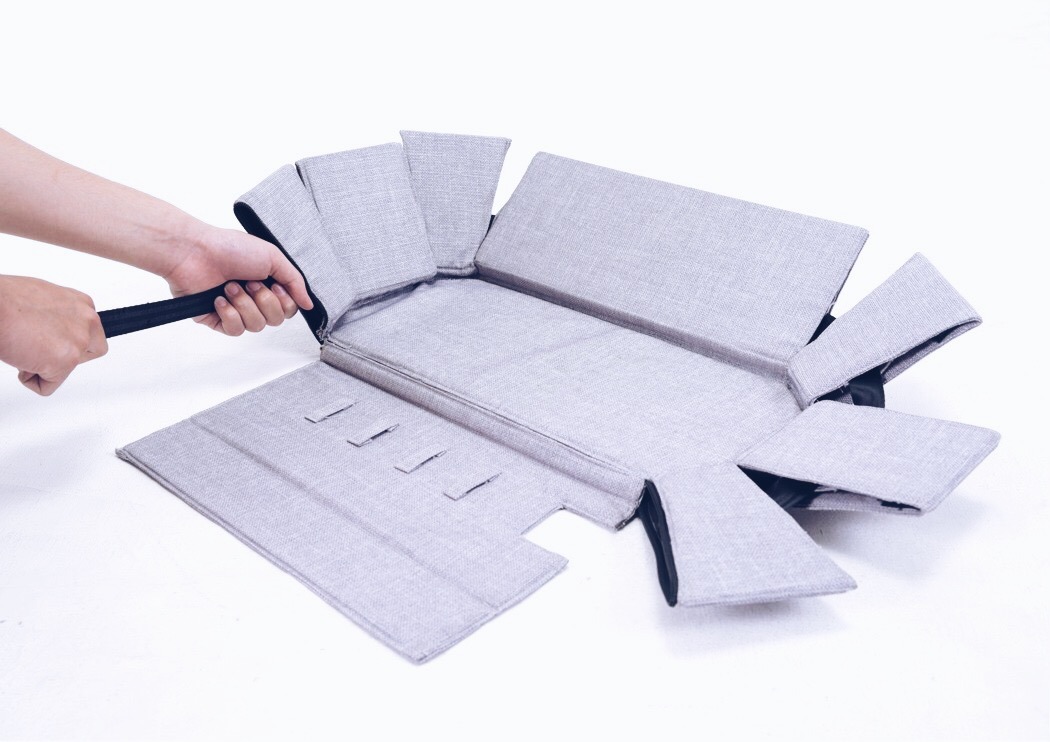 三合一功能宠物床，便捷户外旅行