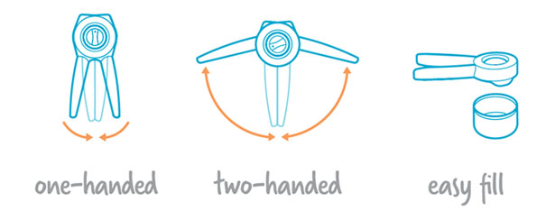 便捷单手胡椒研磨机，物美不费力