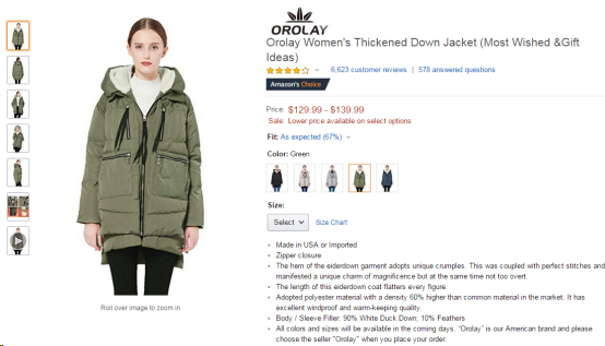 拿下全美销售冠军！中国Orolay在美国爆火，其中暗藏哪些选品之道？