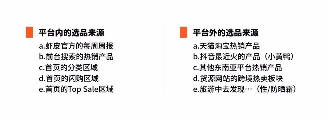 平台内外选品来源，东南亚虾皮Shopee的选品推荐