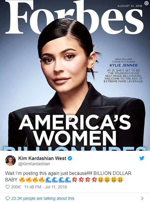 21岁成史上最年轻白手起家亿万富翁，Kylie Jenner如何靠社媒建立起彩妆帝国