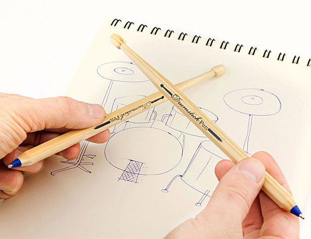 创意鼓槌铅笔，可解压可素描