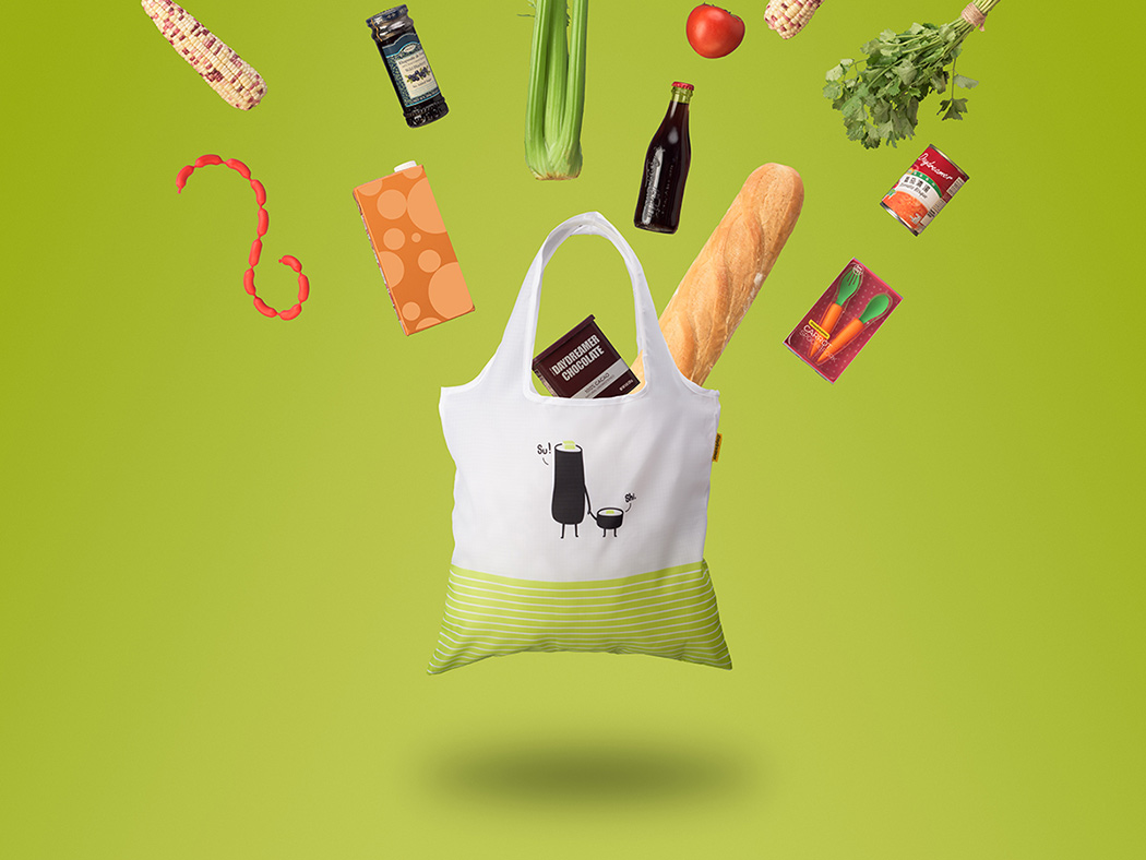 寿司形手提袋，看起来可口更好用