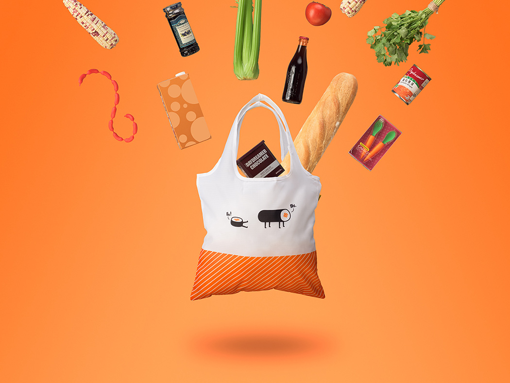 寿司形手提袋，看起来可口更好用