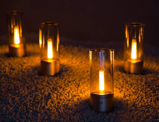 充电的LED蜡烛灯，可调节舒适的氛围