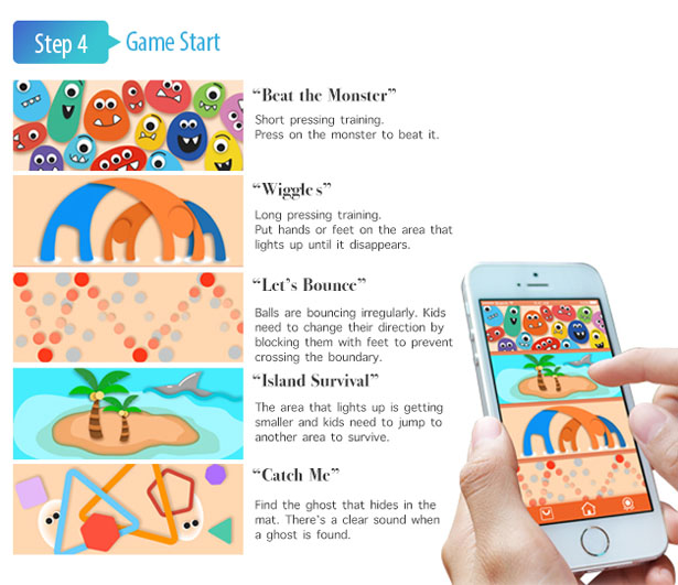 为自闭症儿童设计，可以治愈的游戏垫