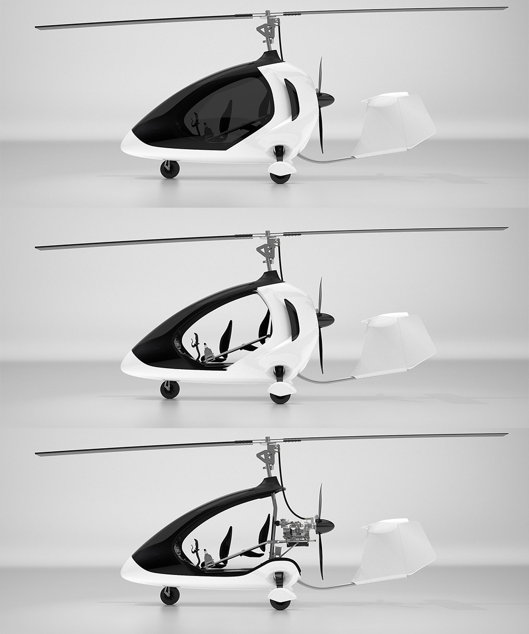 三种不同形态，给飞行员带来刺激体验