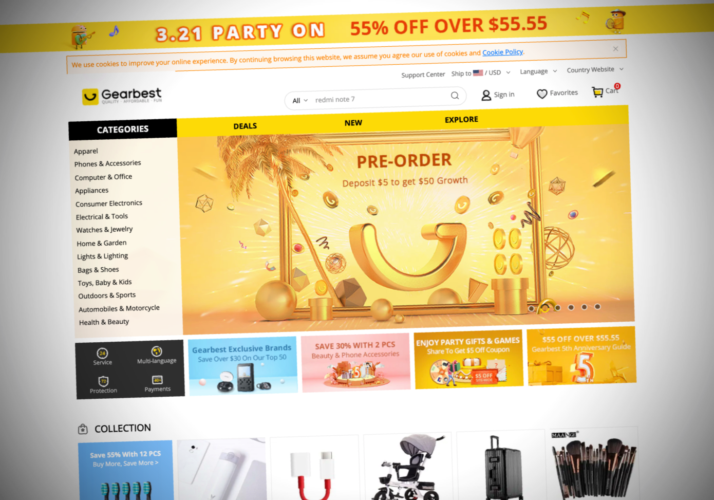 外媒：中国跨境大卖旗下自营网站Gearbest泄露数百万用户档案和订单！