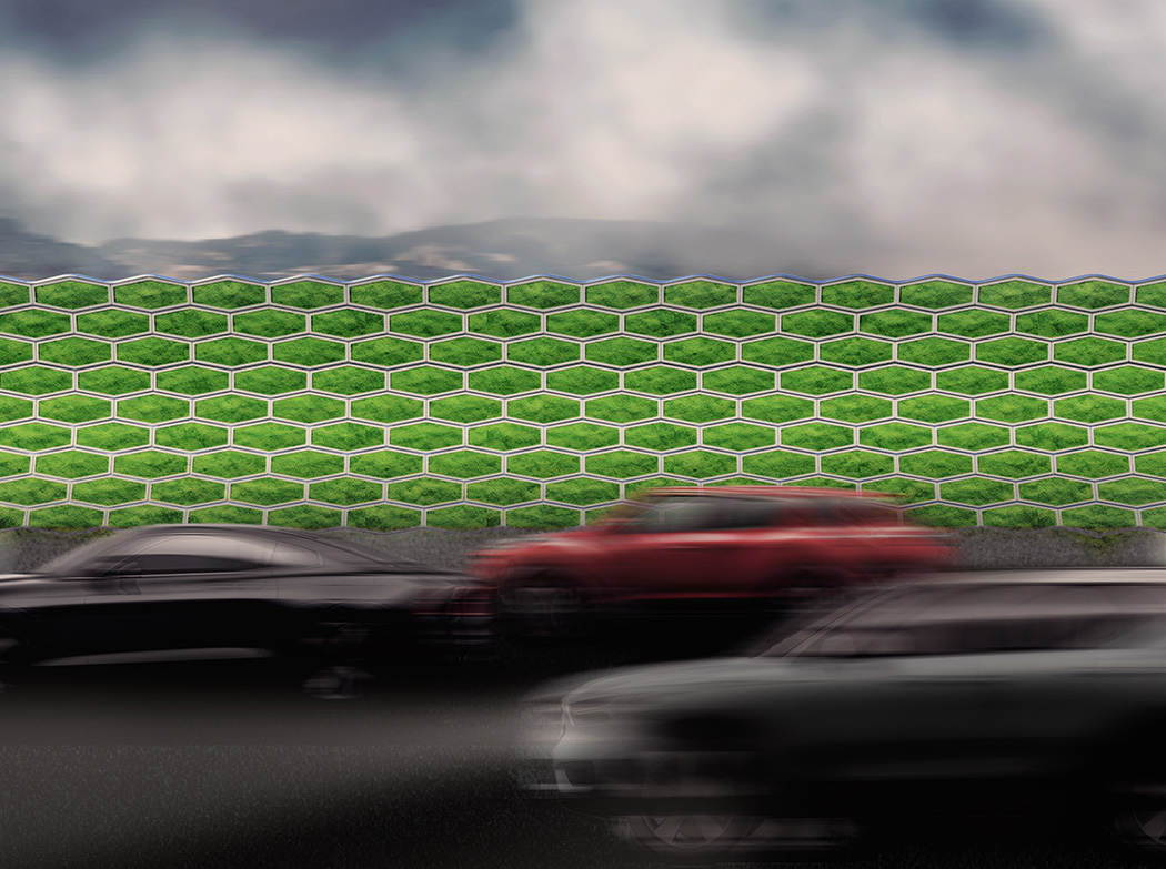 蜂窝状设计，可防治空气污染