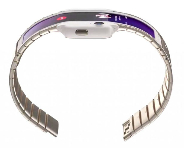 像手表一样戴在手上，佩戴式智能手机