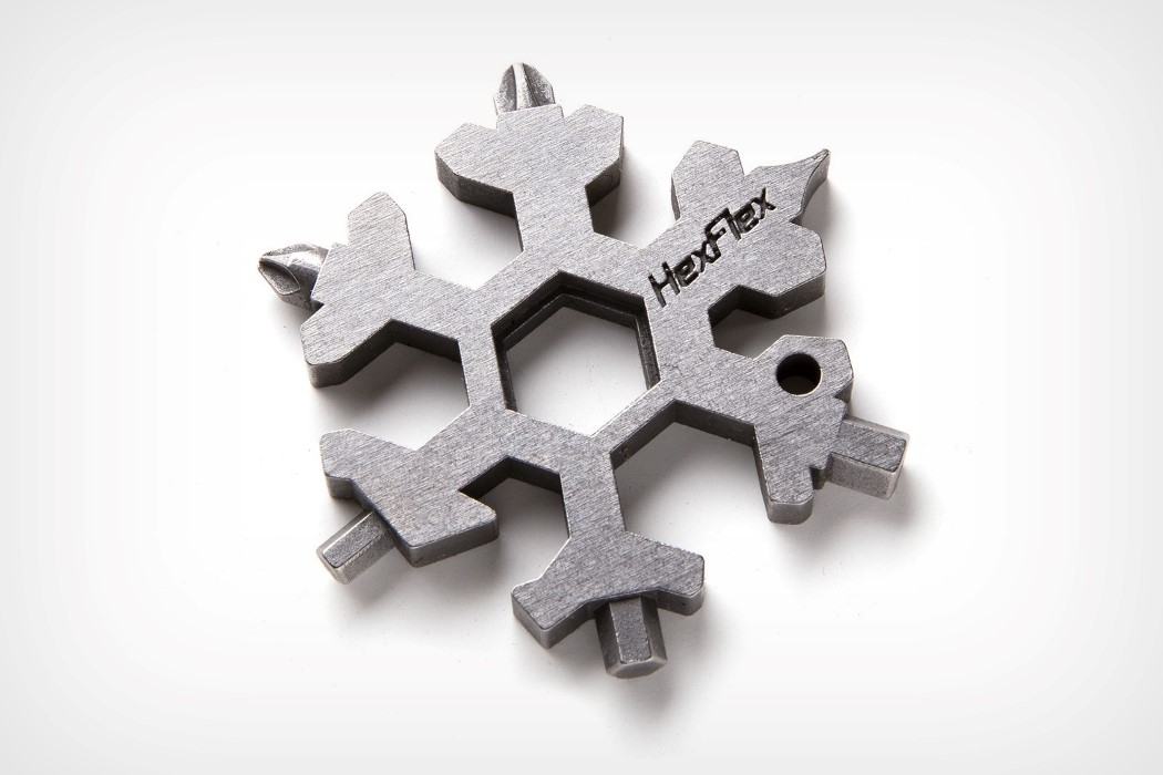 雪花状多功能工具，可随身携带