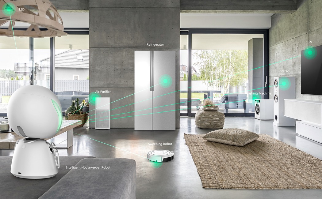 智能客房机器人，控制你的智能产品
