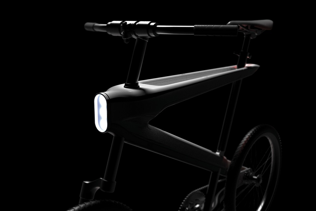 通勤自行车,滑动座椅就可折叠伸展