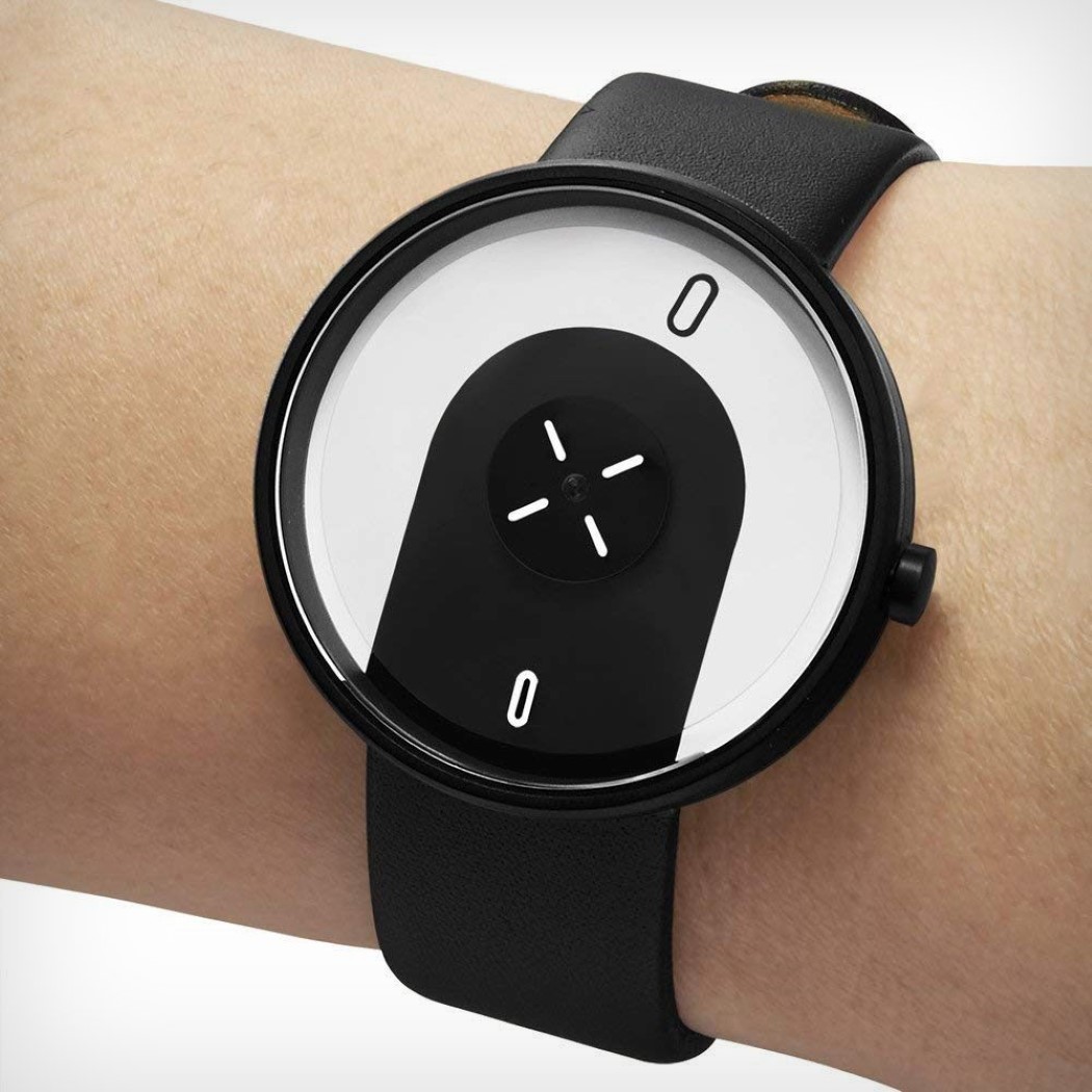 古怪的极简主义，重叠拼图手表