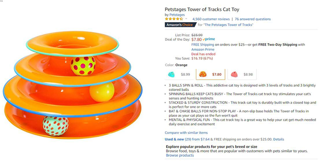 在亚马逊上斩获4000+好评、品类排名第一，这款宠物玩具现在居然这么火？