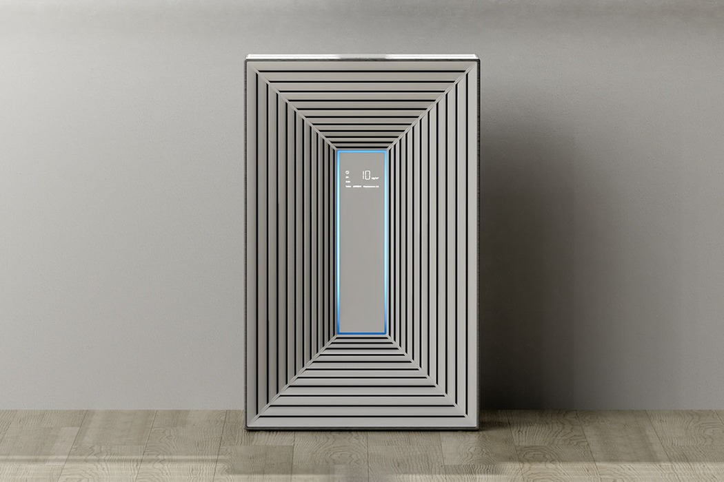 视觉“吸入感”,线条元素净化器