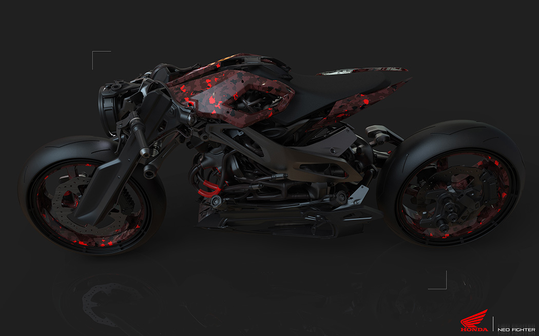 复古狂野战斗机车,风驰电掣的快感