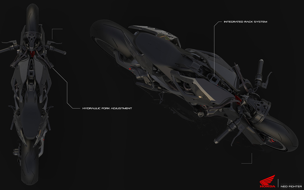 复古狂野战斗机车，风驰电掣的快感