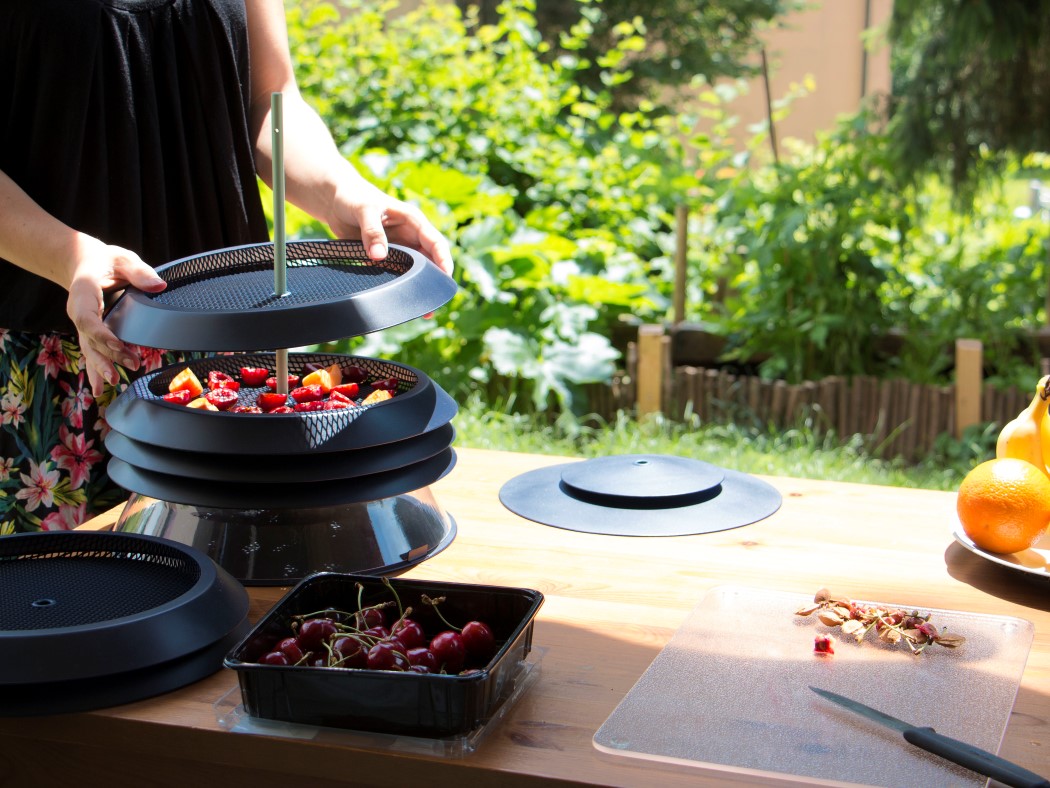 精美的户外晾晒器,制作果干很安心