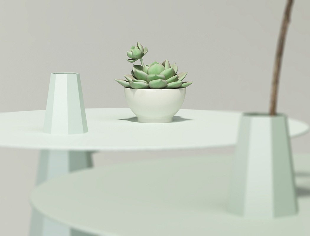 艺术品味极浓的桌子，还可插画赏景