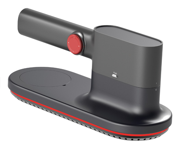 这款吹风机简约独特，有可便携熨烫衣服