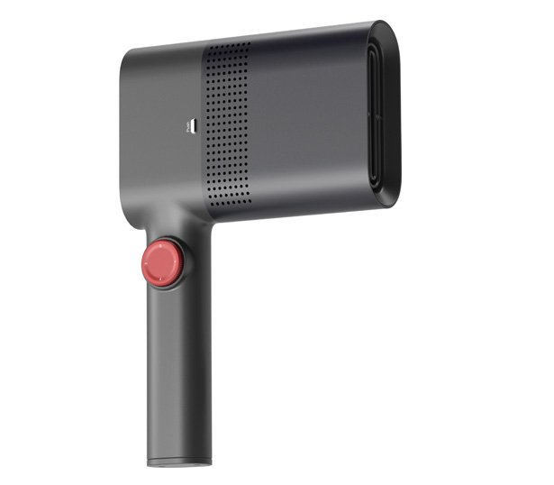 这款吹风机简约独特，有可便携熨烫衣服