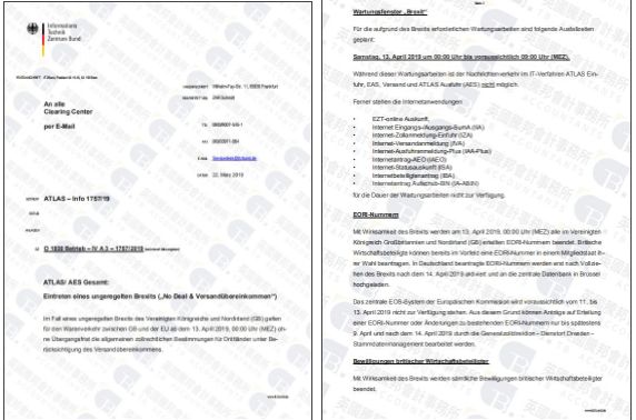 紧急！2019.4.13后英国的EORI号将在欧盟失效