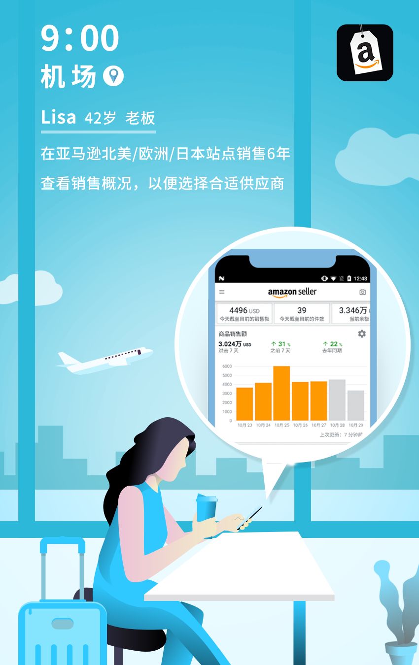 最新资讯:亚马逊卖家APP全新上线!