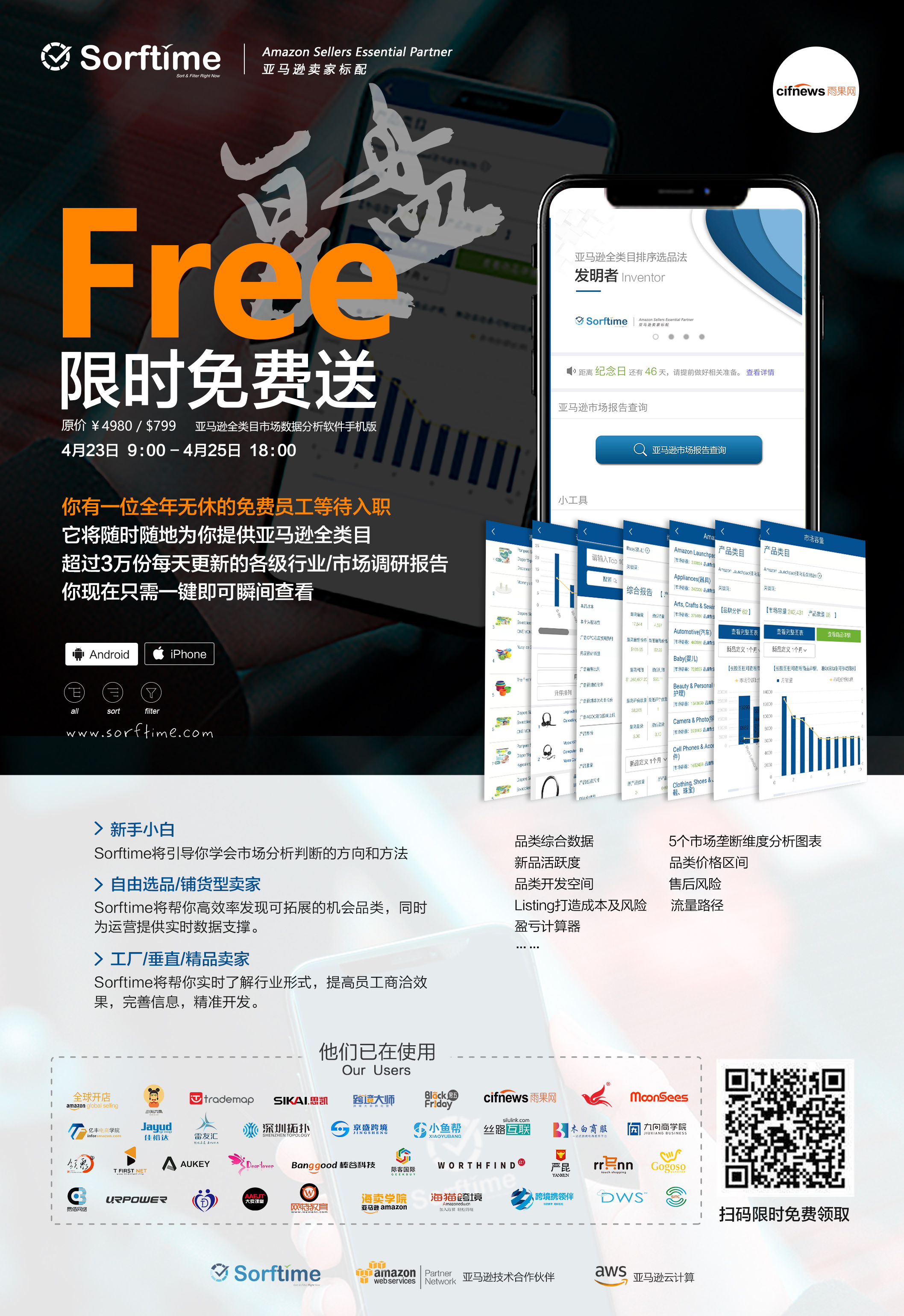 限时免费！亚马逊官方都说好的选品工具