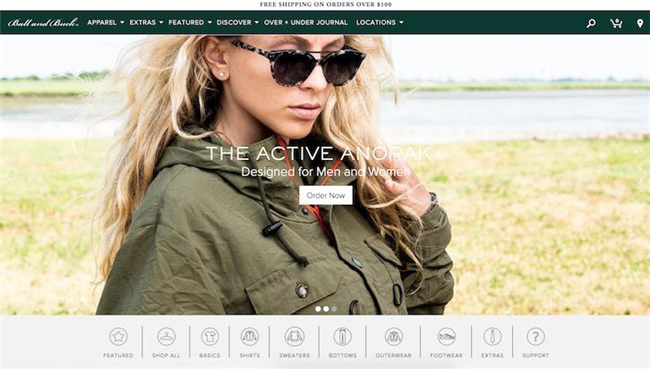 出口电商卖家如何搭建自建站？外媒盘点Shopify 50+经典店铺设计（五）