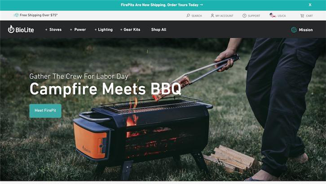 出口电商卖家如何搭建自建站？外媒盘点Shopify 50+经典店铺设计（五）