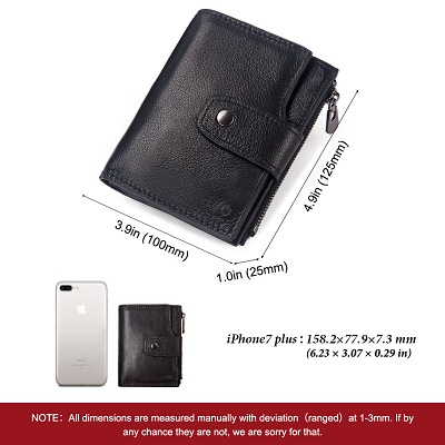 ​GZCZ蓝牙智能钱包，手工进口真皮材质